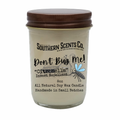 Insect repellent candle jar with Southern Scents Co. branding on a white background