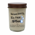 Jar candle with 'Southern Scents Co.' branding and text on a white background