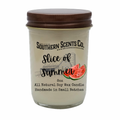 Candle jar labeled 'Slice of Summer' by Southern Scents Co. on a white background